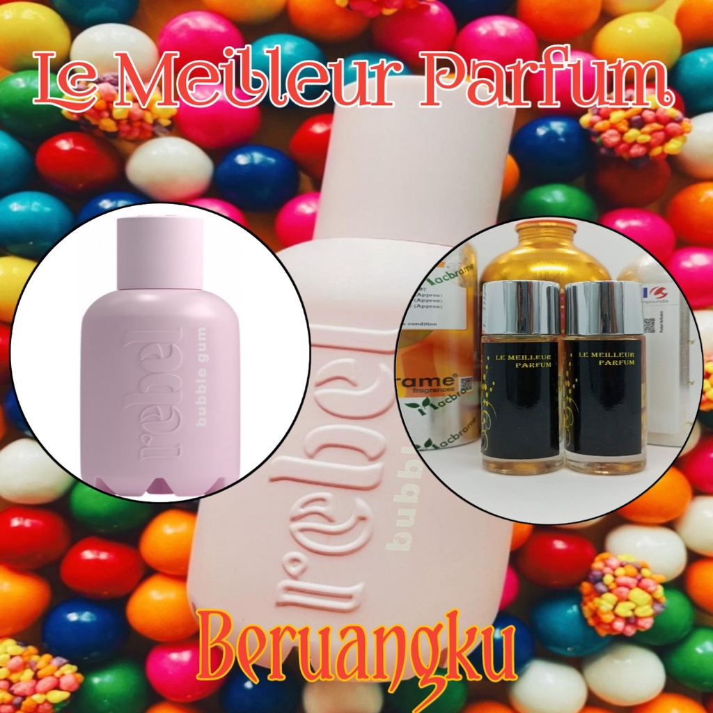 Parfum Bubble Gum 20ml 30ml 50ml Minyak Wangi Pria Wanita Tahan Lama Parfume Cowok Cewek Best Seller