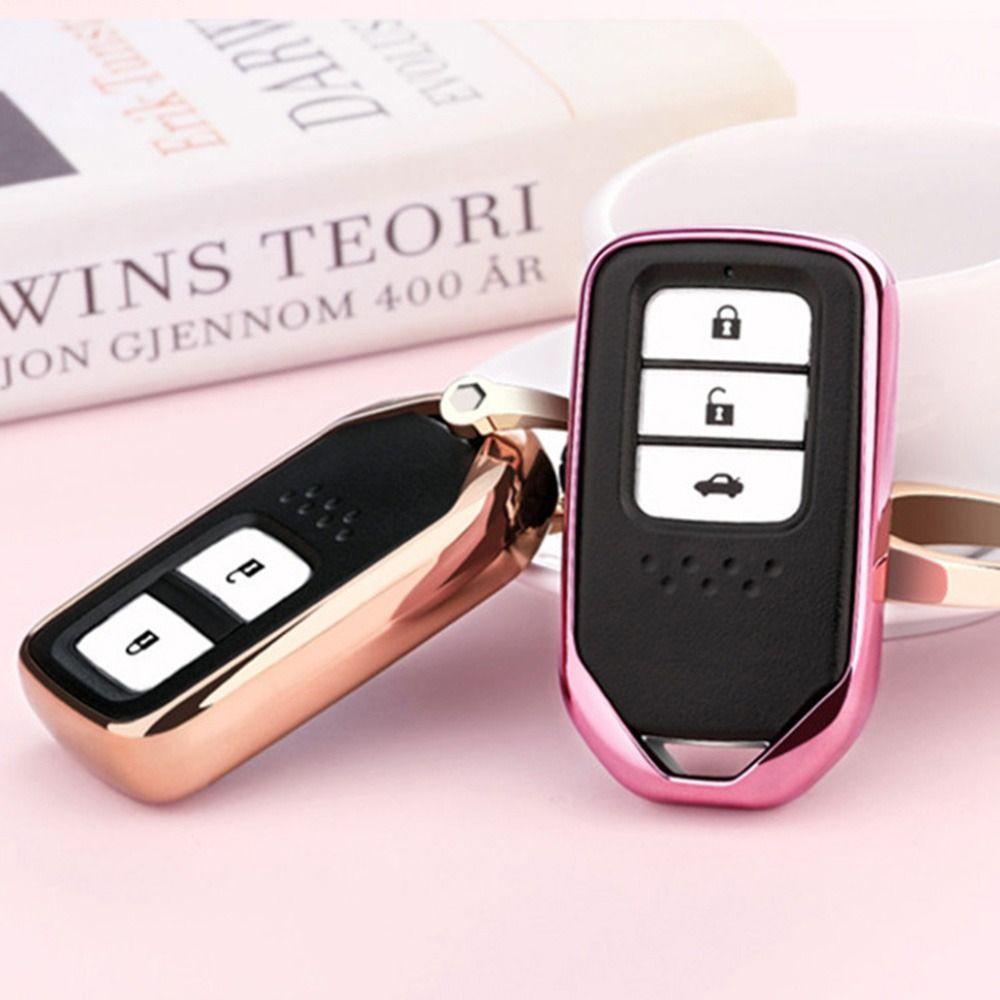 Preva Remote Key Case Soft TPU Pelindung Aksesoris Mobil Key Fob Cover