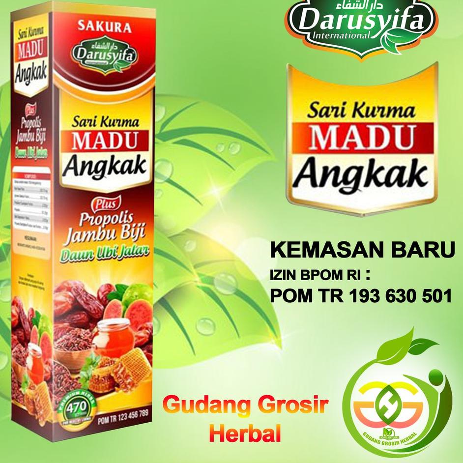 

trxH2t7S--Sari Kurma Madu ANGKAK plus Jambu Biji plus Daun Ubi Jalar Darusyifa