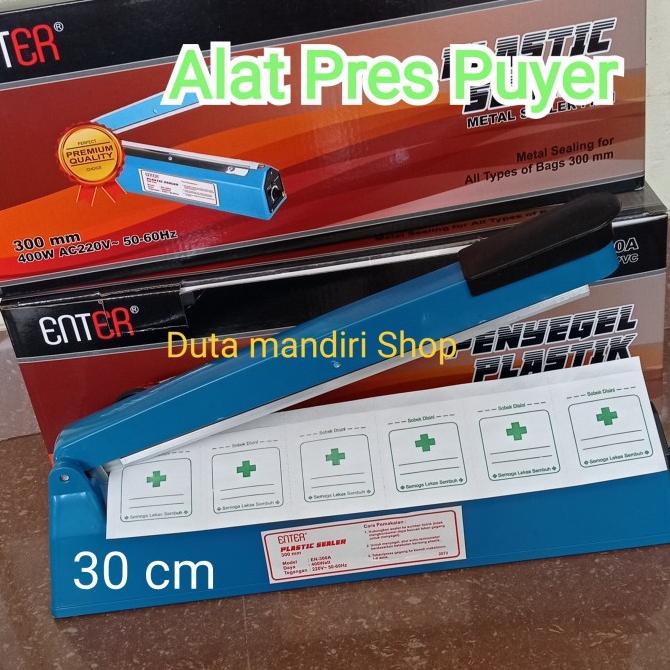 

Alat Press Kertas Puyer / Kertas Obat Plastik 30 Cm