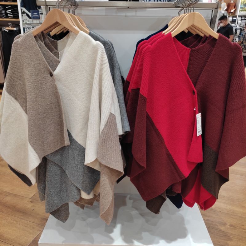 Syal Souffle Yarn 2Way Uniqlo Sale