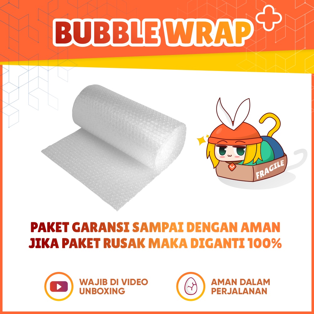 VAZE CREATIVE | Bubble Wrap Tambahan Garansi Pengiriman