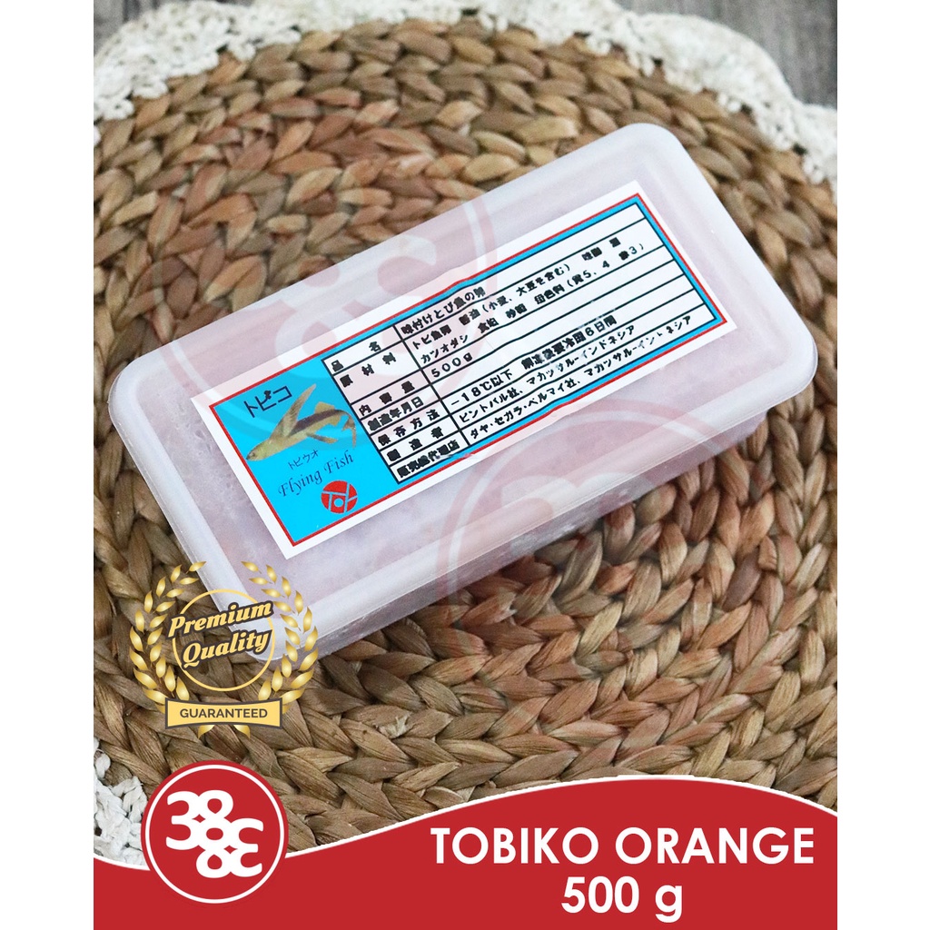 

TOBIKO ORANGE PREMIUM 500 GR | TELUR IKAN TERBANG