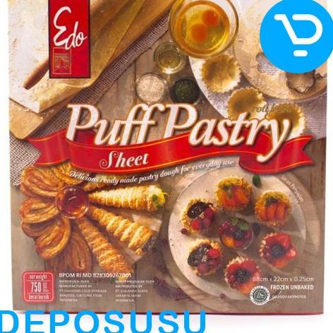 

[COD] EDO PUFF Pastry Sheet - kulit Pastry Zuppa Frozen 750gr [COD]