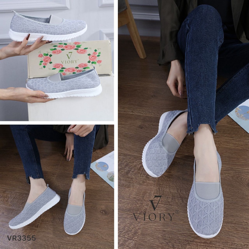 VIORY Sepatu Wanita Flat Shoes #VR3355 ORIGINAL