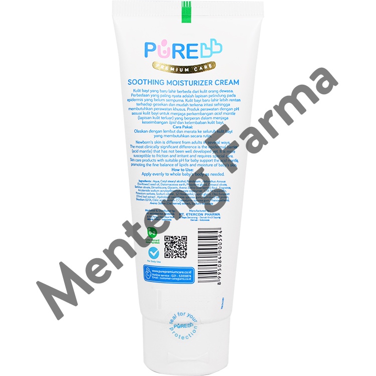 Pure Baby Soothing Moisturizer Cream - Krim Pelembab Kulit Bayi