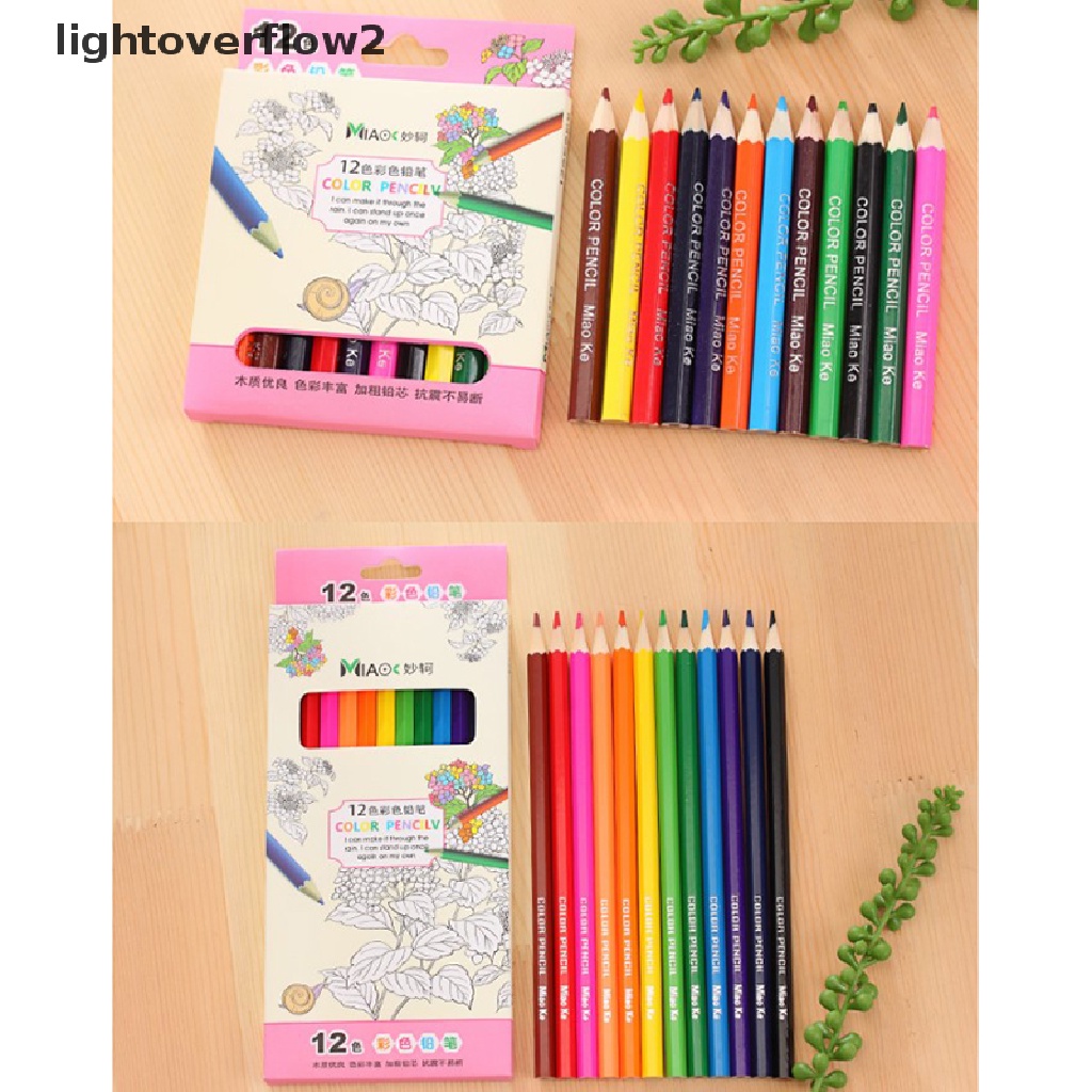 (lightoverflow2) Set Pensil Warna Krayon Untuk Anak-Anak