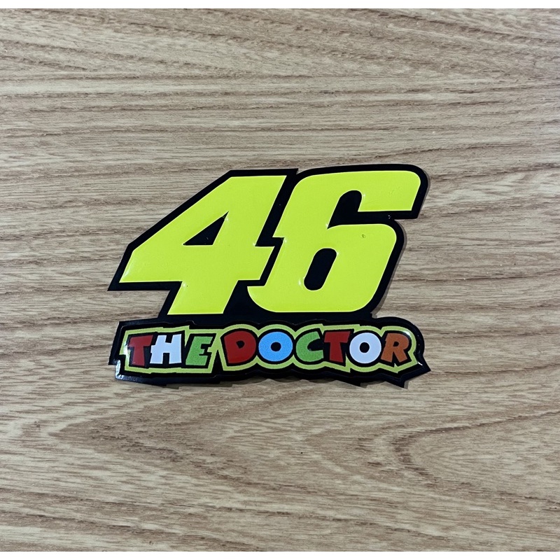 STIKER TIMBUL ROSSI VR 46 9cm x 6cm