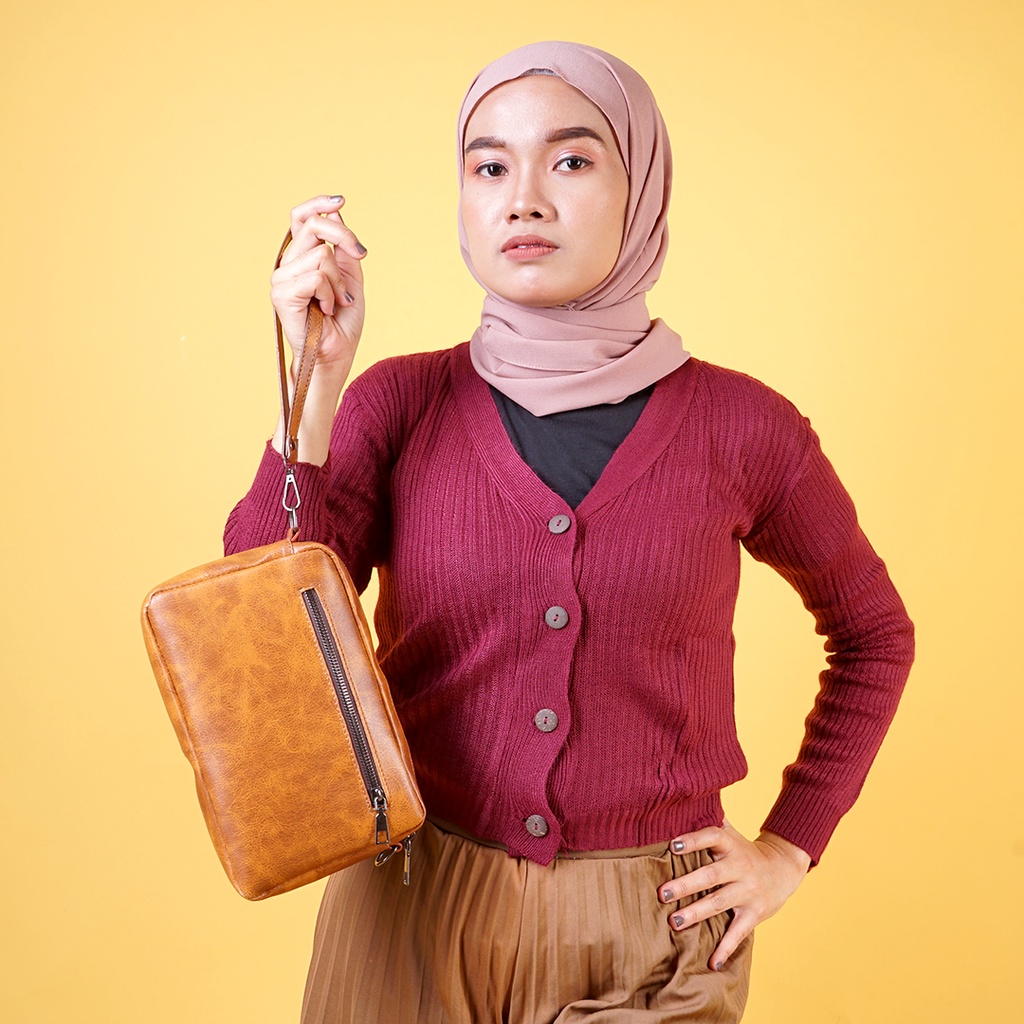 Tas Selempang Kulit Wanita Asli Tas Slempang Wanita Kulit Cewek DANELLA OL16 Sling Bag Wanita Fashion bahan Kulit PU SINTETIS PREMIUM