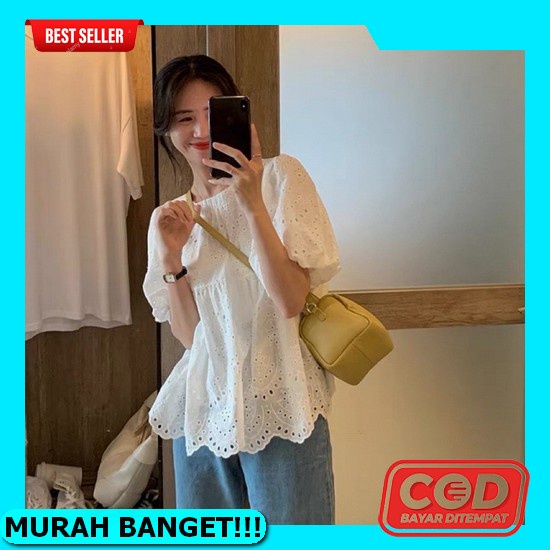 Atasan Wanita Crestali V Rib Atasan ; Baju Bsju Baji/ Pakaian/ Kaos Tshirt T-Shirt/ Blouse Blues Blu