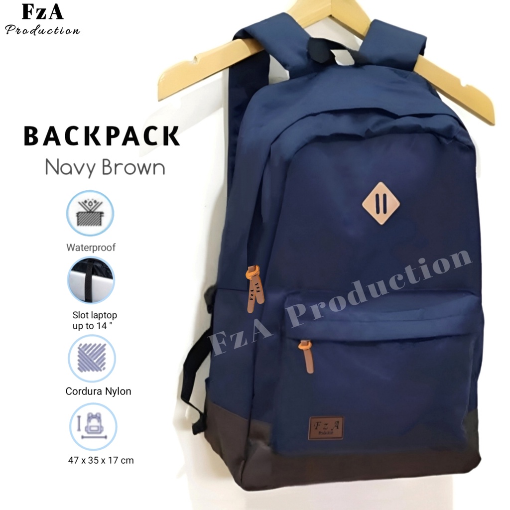 FzA Official - Big Promo..Tas Ransel Distro sekolah kuliah Kerja Tas Pria Wanita Bacpack Tas Ransel Laptop Original - NBQS