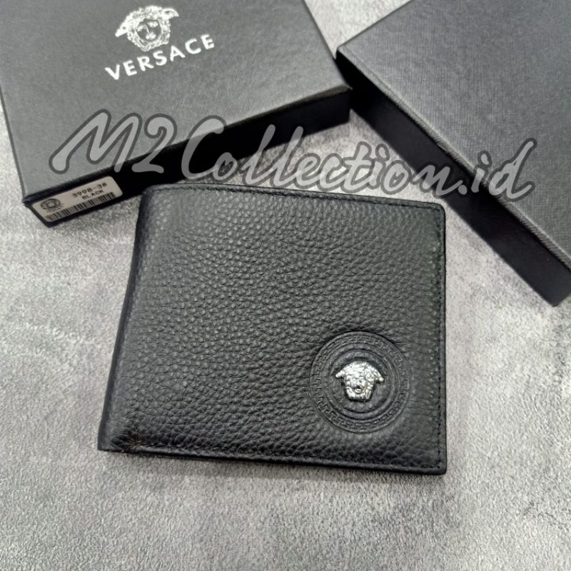 Dompet Versace Leather Dompet Pria Kulit Asli Premium Quality