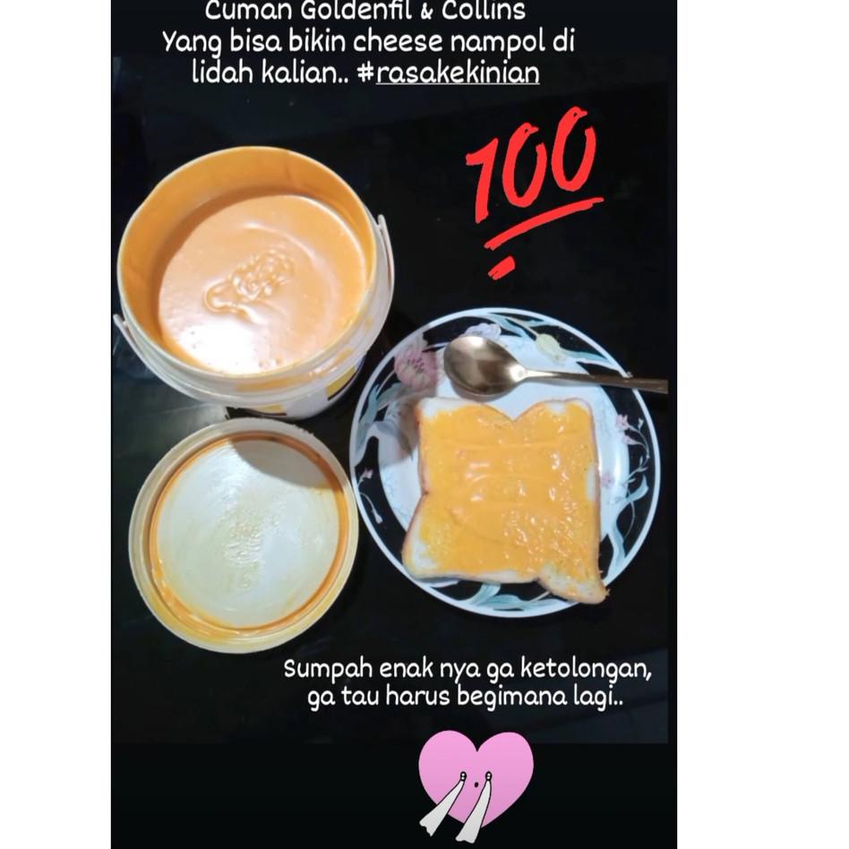 

CSp6P0b--GOLDENFIL Cheese Spread 1kg - Selai Keju TANPA Crunchy HALAL BPOM