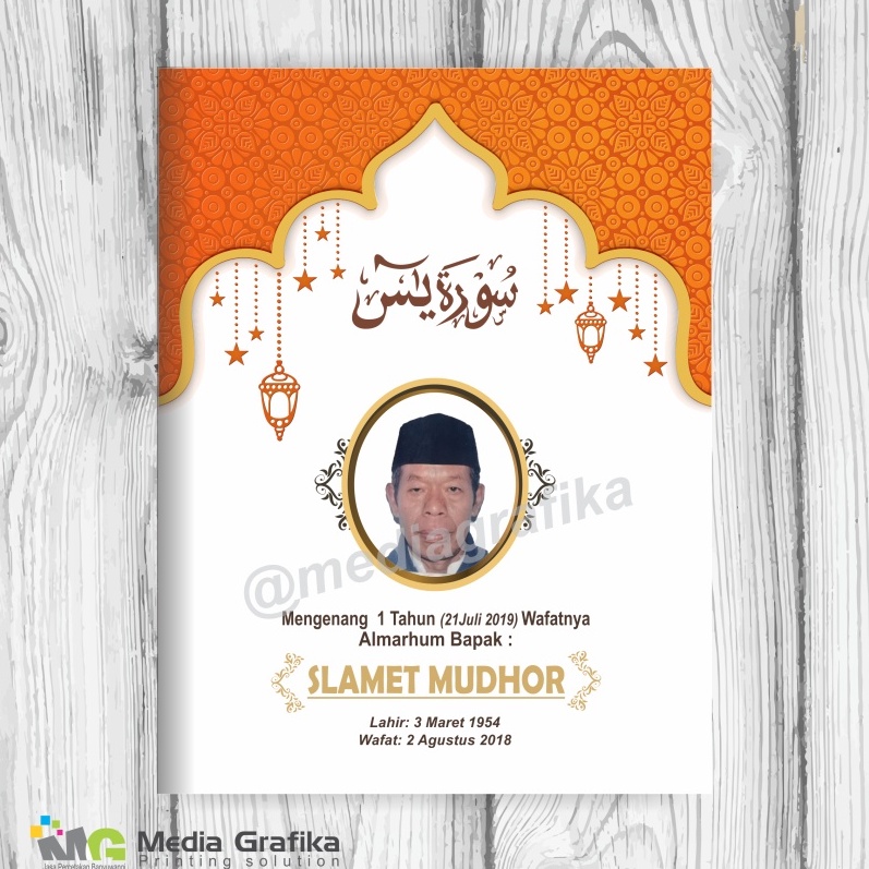 

YASIN Isi HVS 128 Halaman Sampul Softcover