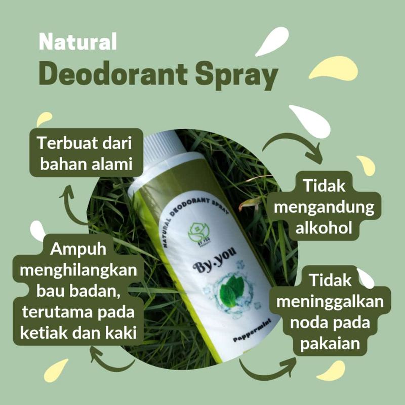 Deodoran Spray Deodoran Alami Deodoran anti iritasi Deodoran Tawas DEODORANT Deodoran tanpa alkohol