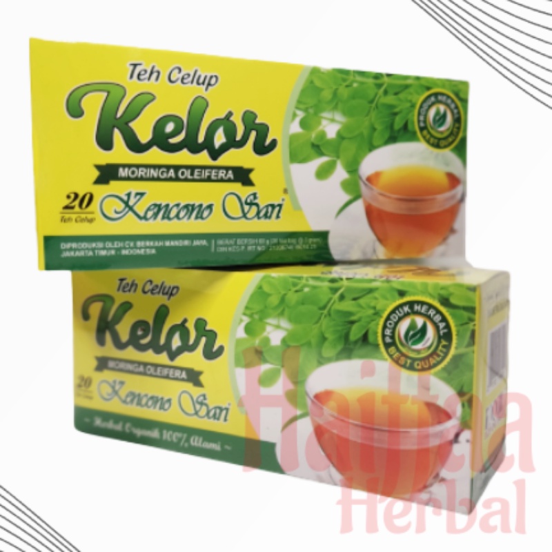 

Teh Daun Kelor Moringa Celup Kencono Sari Teh Herbal Kesehatan Alami Asli Original