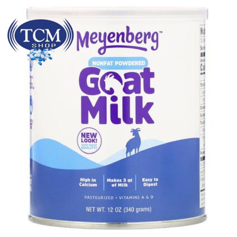 Meyenberg Goat Milk Vitamin D 340gr Susu Kambing Bubuk Alami - Non Fat