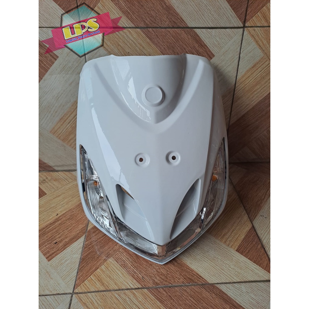 Cover Body Depan Mio Smile &amp; SEN Lampu Senyum Warna Putih Termurah