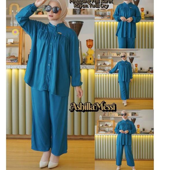 Termurah Oneset aurora rayon twill ory // setelan terbaru ashilla messi