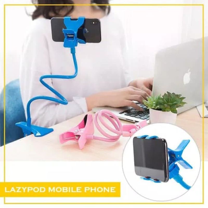 Lazypod &amp; LazyNeck Holder Hp Fkexibel Jepit