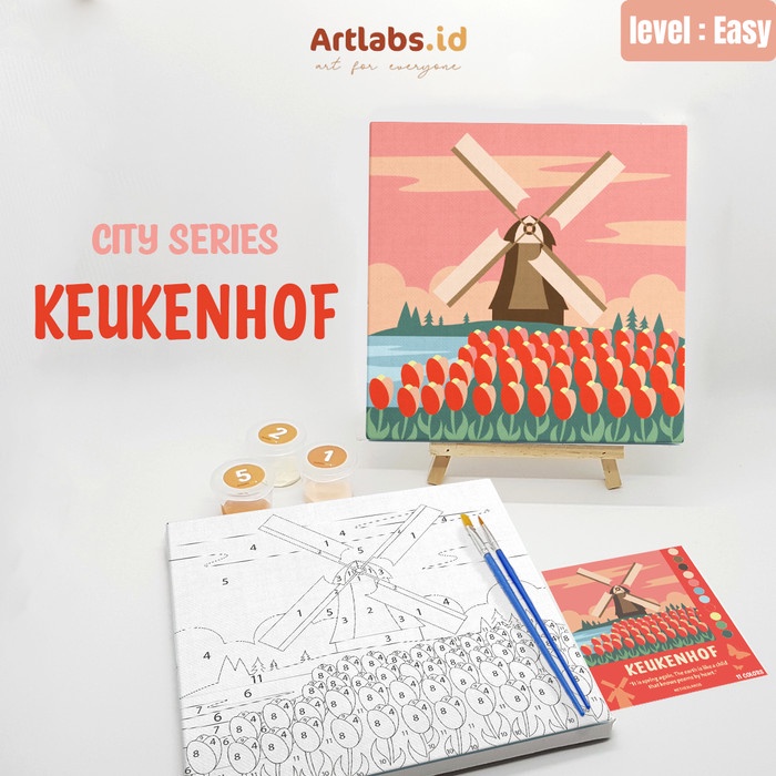 

Star Keukenhof - Paint By Number 11 Color [City Series] | Painting Kit Hemat
