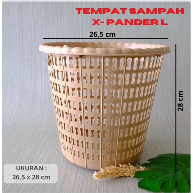 Keranjang Sampah -+Lebar 28cm x Tinggi 27cm Tong Sampah Tempat Sampah