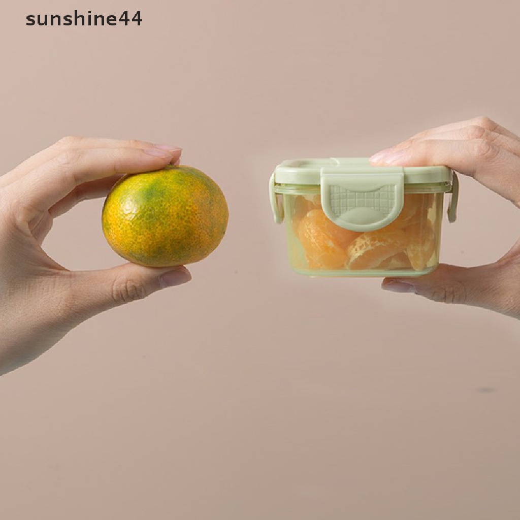 Sunshine Kotak Penyimpanan Makanan / Snack Mini Portable Bahan PP Kapasitas 150ML