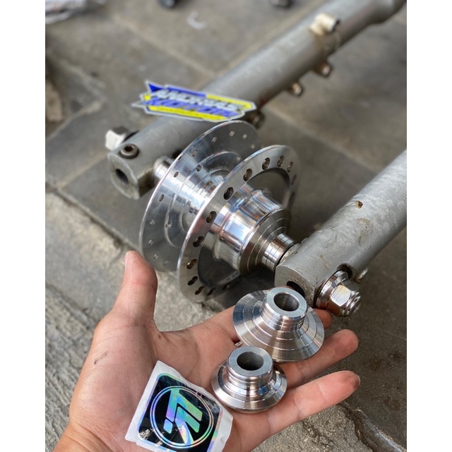 Bos Bosh Depan Tromol Supra Megapro Tiger Tirev As 15 Pnp Shok ninja bahan Stainless steel