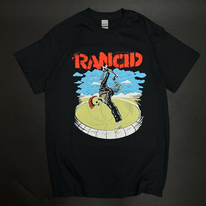 Kaos Rancid Official - Skate Skele Tim
