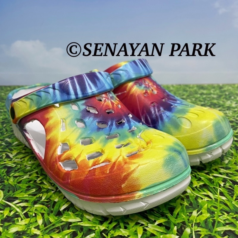 grosir roxy Sandal Kodok HEMA Printing CollorFull/ New Arrival Sendal Kodok Printing / Sandal Rumah EVA Pria dan Wanita