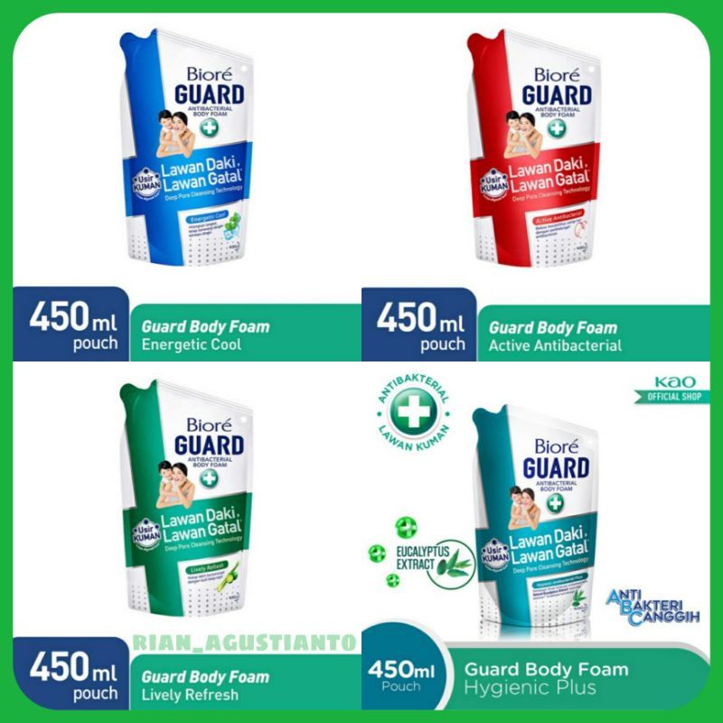 Biore Guard Sabun Mandi Cair 450ml