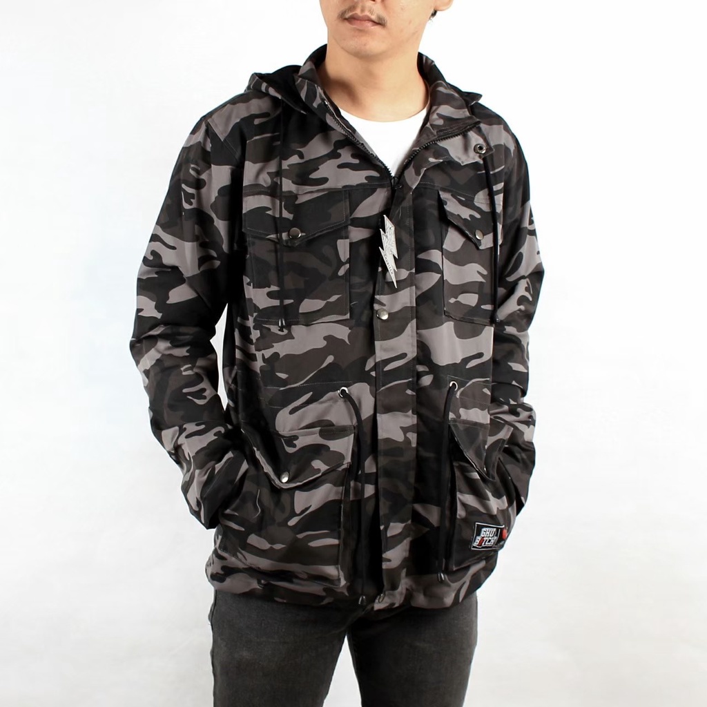 Jaket Parka Pria Army Ghubitch Original Canvaas Premium Army