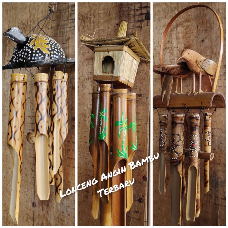 LONCENG ANGIN BAMBU BALI KURA KURA