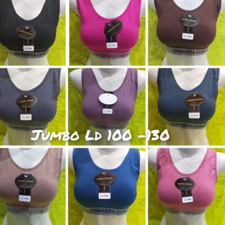 sport bra jumbo ld 90-130 cm bra senam bh rajut pakaian dalam elastis ▫ FSM.18Oc22ᵂ