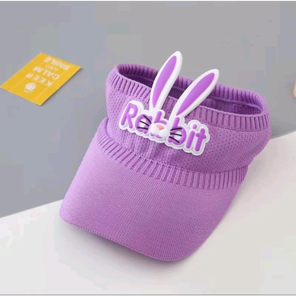 Topi Anak Rabbit / Topi Anak Karakter / Topi Anak Kelinci / Topi Golf Senam Import / Topi Anak Perempuan Dan Laki Laki