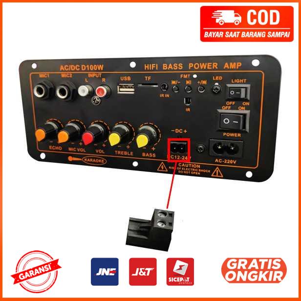 Amplifier Board Audio Bluetooth USB FM Radio TF DIY 100W D100W