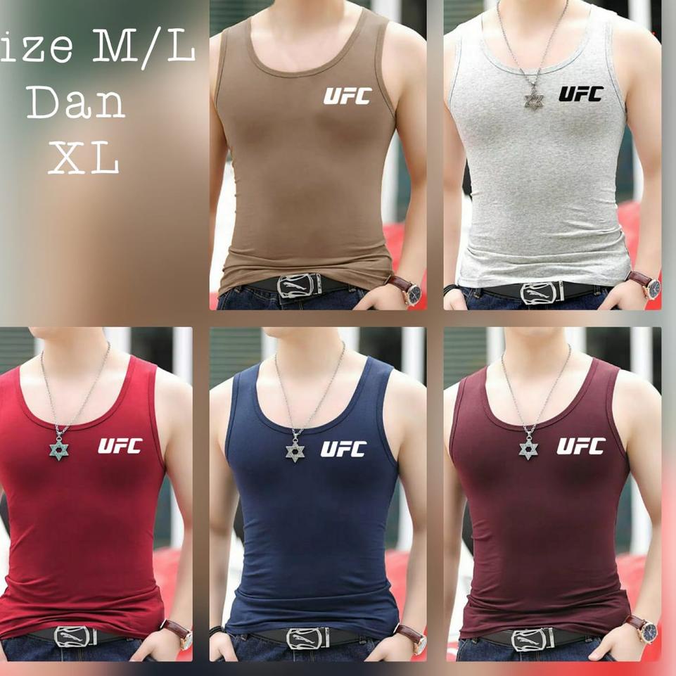 Order--bisa COD / SINGLET UFC-mukzhop // singlet pria// singlet murah