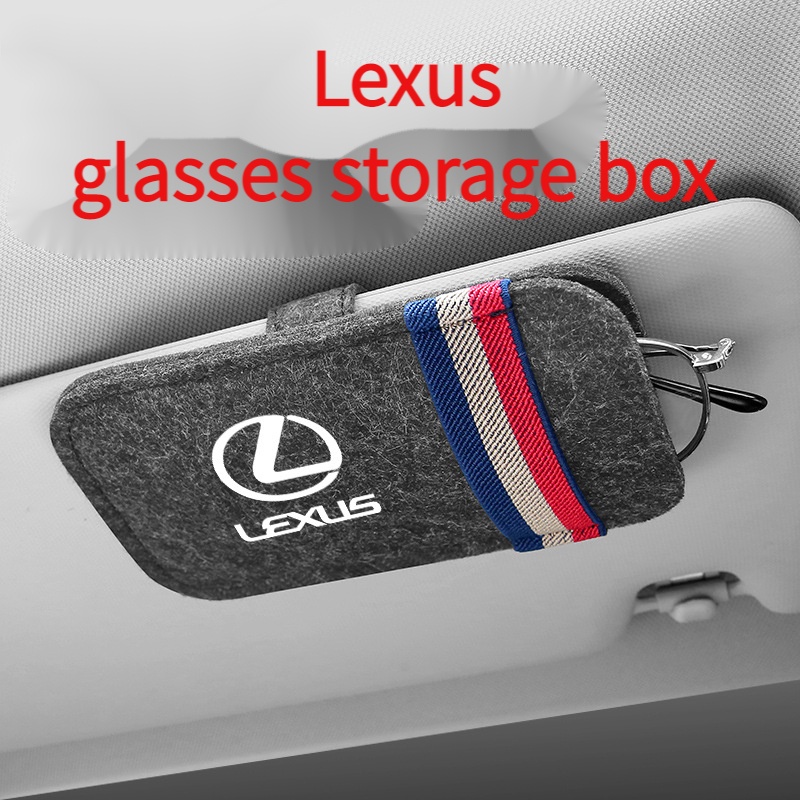 Lexus Case Kacamata Hitam Model Klip Untuk Sun Visor Mobil IS ES GS LS