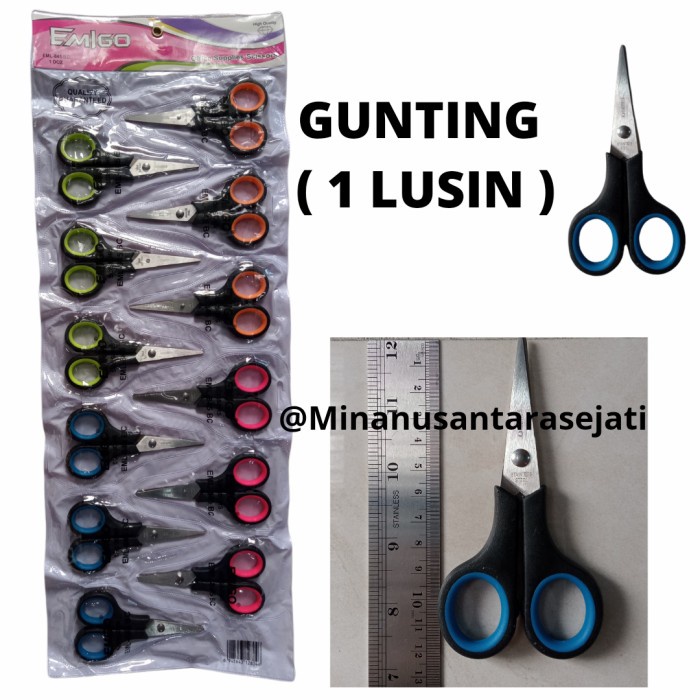 

Promo Bulan Ini Gunting Kecil Murah Merk Emigo-Isi 12 Pcs Limited