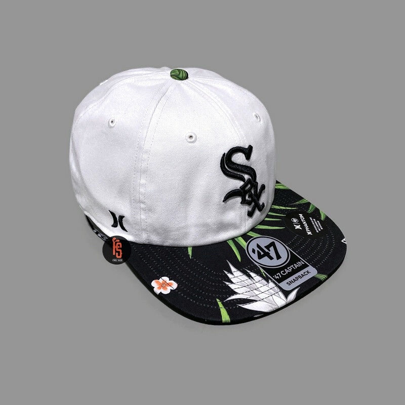 TOPI ORIGINAL 47 CAPTAIN HURLEY PHANTOM CHICAGO SOX WHITE WHITE
