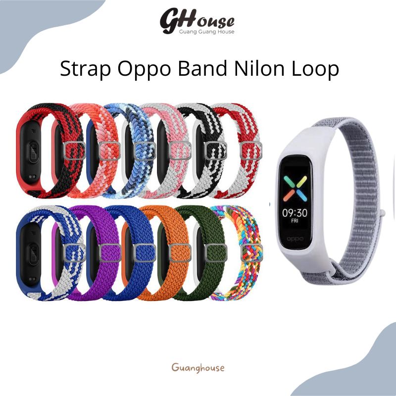 Strap Oppo Band Nilon Loop Tali Pengganti Oppo Band Nilon Bahan Nilon