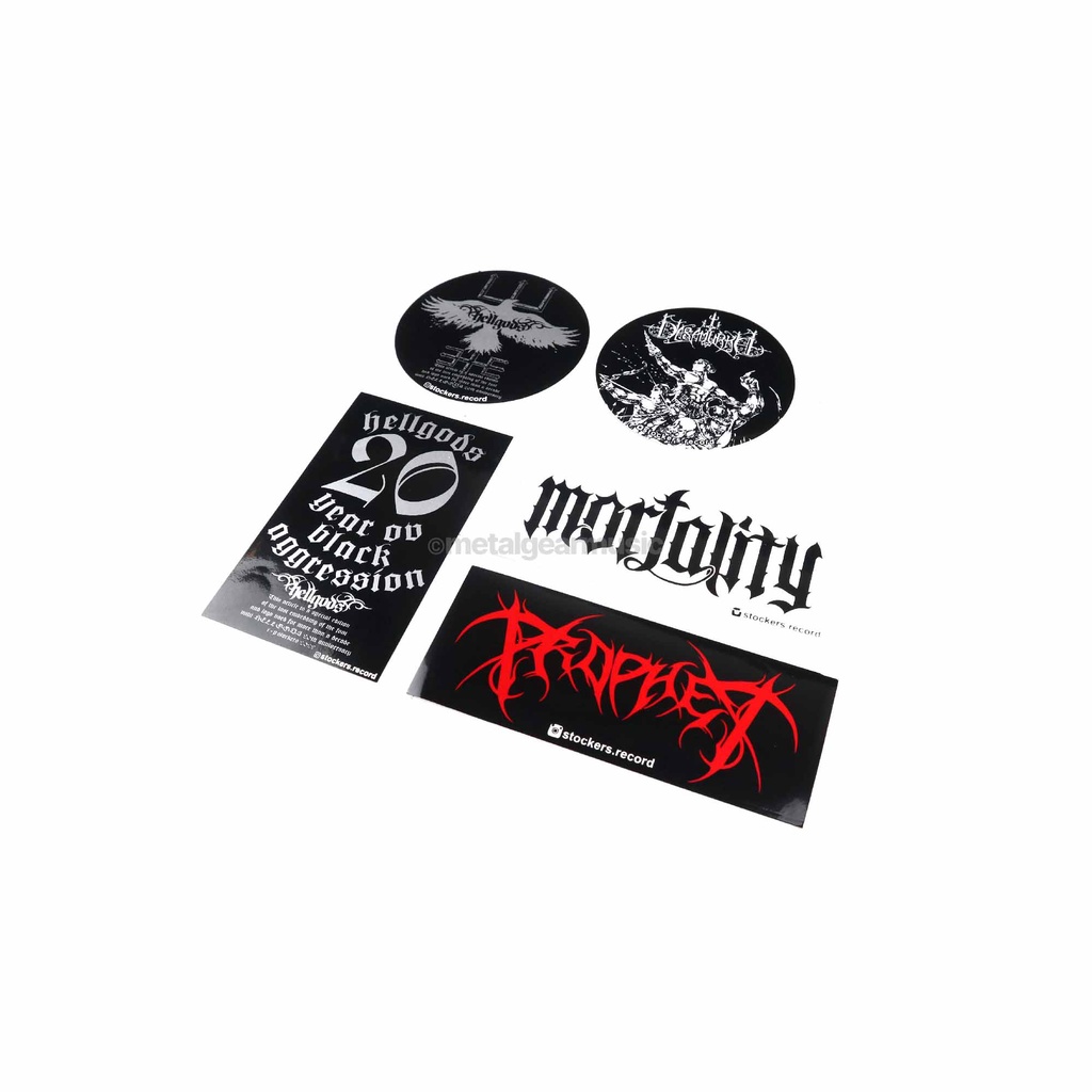 

Original Black Metal Sticker