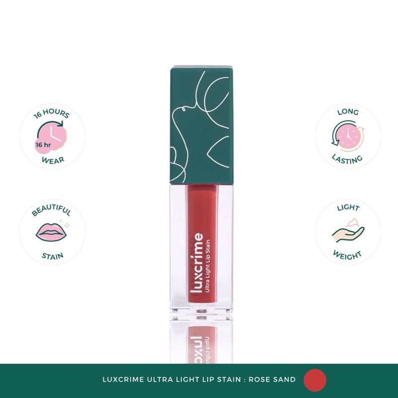 Luxcrime Ultra Light Lip Stain  rose sand