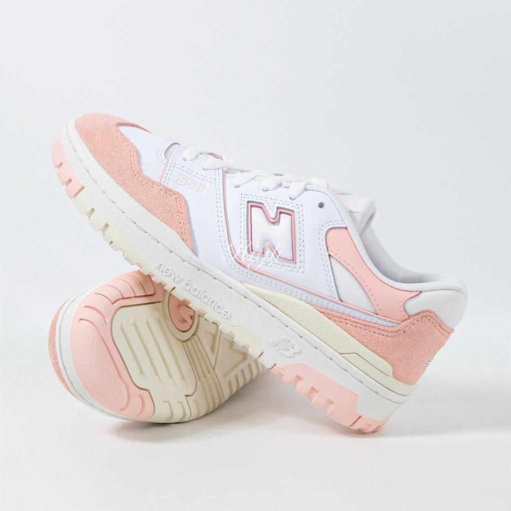 New Balance 550 White Pink GSB550CD 100% Original