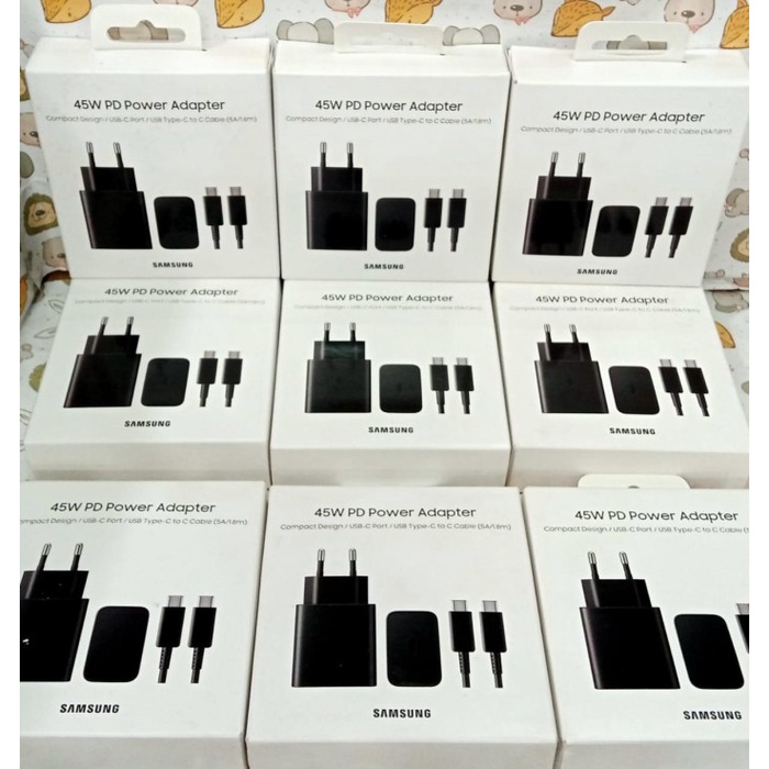 Charger Samsung 45W Pd Power Adapter Charger - Garansi Samsung Resmi