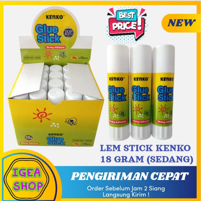 

Lem Stik Kenko 15 Gram (Sedang)