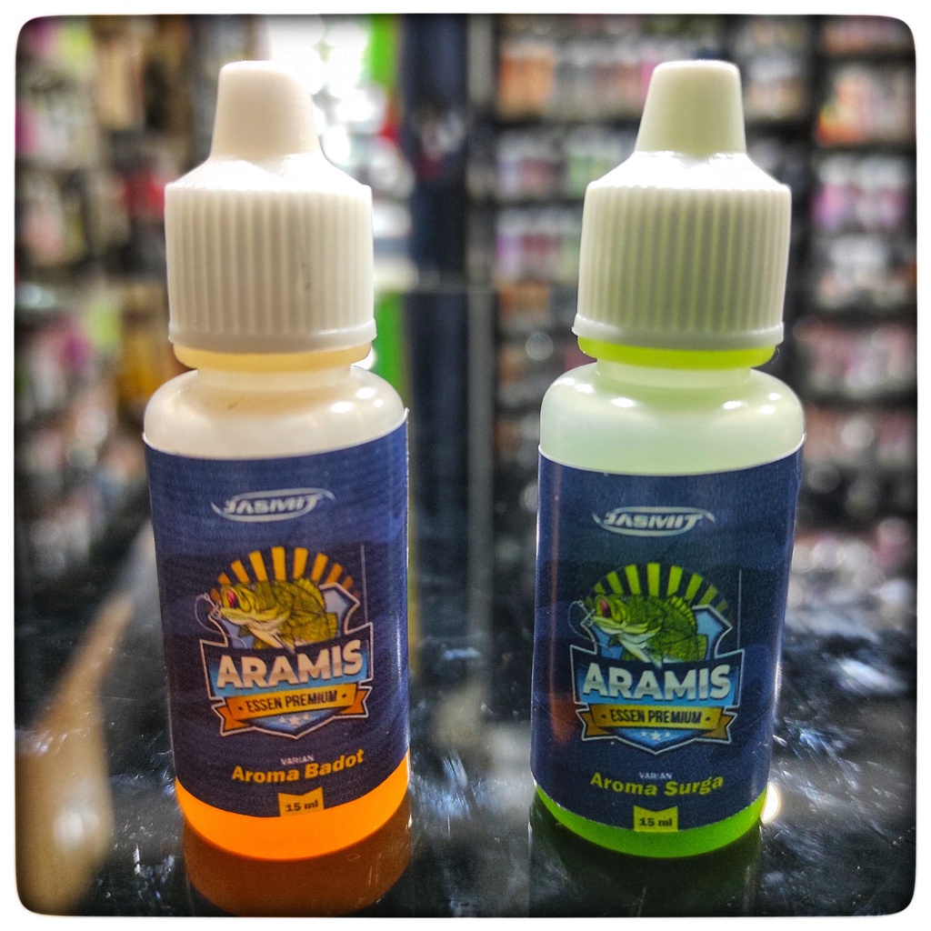 Perangsang Umpan Pancing Essen Racikan JASMIT ARAMIS 15 ml - Essen Aroma Gurih & Amisan untuk Ikan A