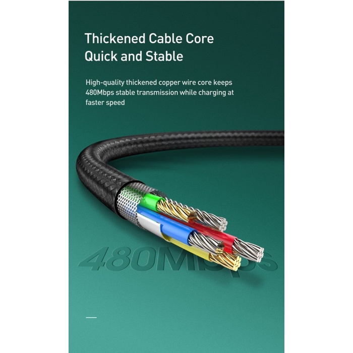 Baseus Vooc Kabel Data Micro USB Waterdrop Dash Charge Data Cable 4A
