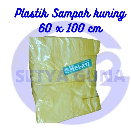 Plastik Sampah kuning 60 x 100 cm