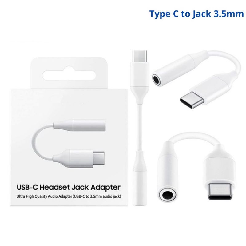 Samsung Tab S7 S7 FE Converter Audio Type C Headset Jack Adaptor Type C 3.5mm Suport Samsung Type C HeadsetTab S7FE